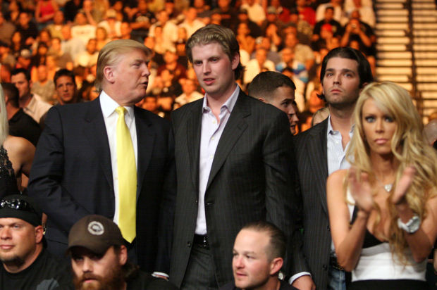 Donald Trump, Donald Trump, Jr., Eric Trump, Jenna Jameson